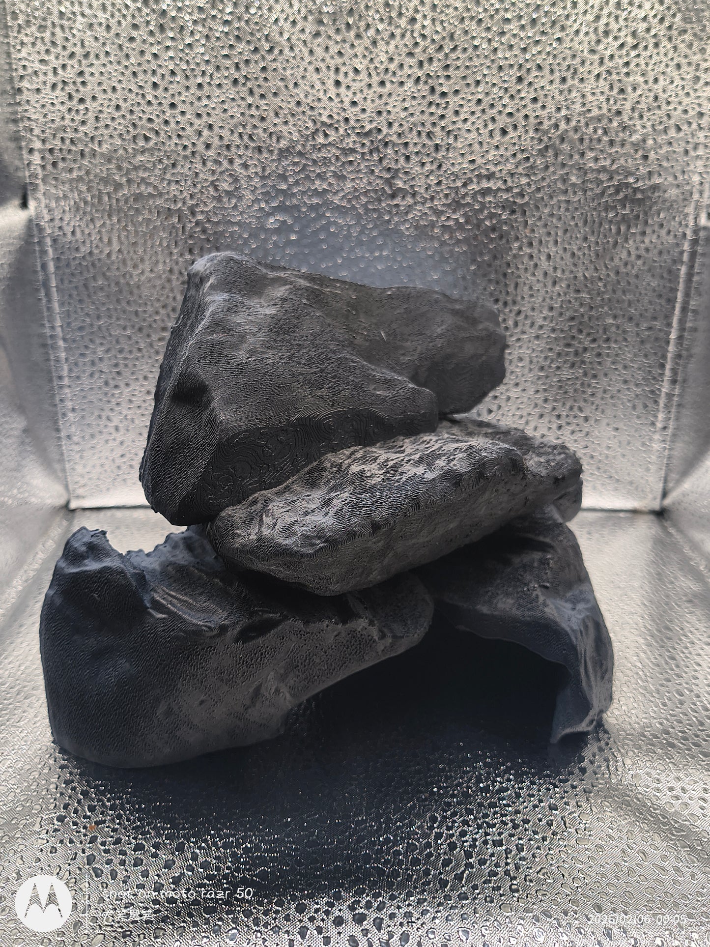 3D打印爬行动物仿石布景装饰套装