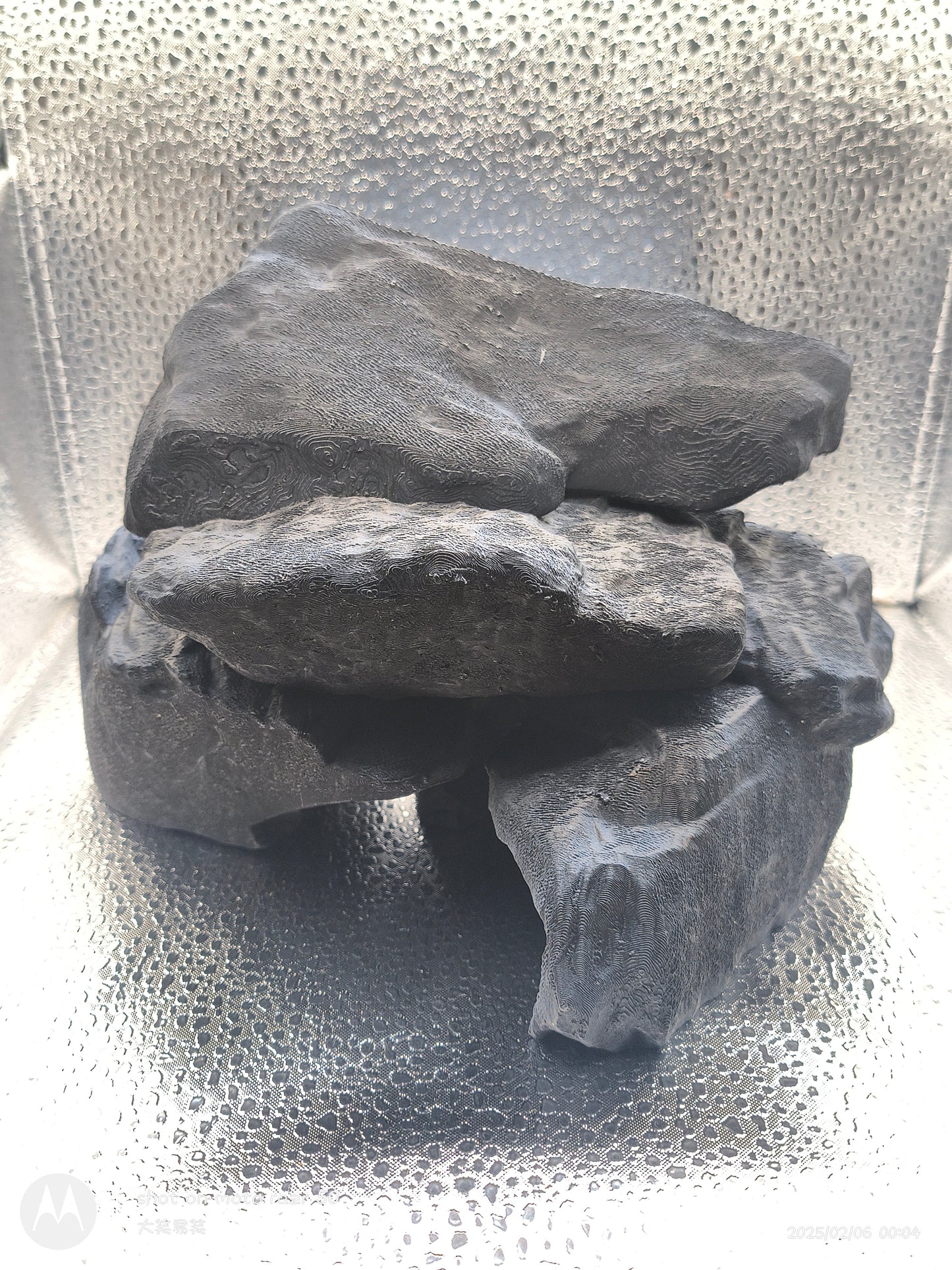 3D打印爬行动物仿石布景装饰套装